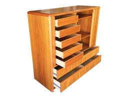 Side Rolling Front Wardrobe w Media Center, Chest of Drawers