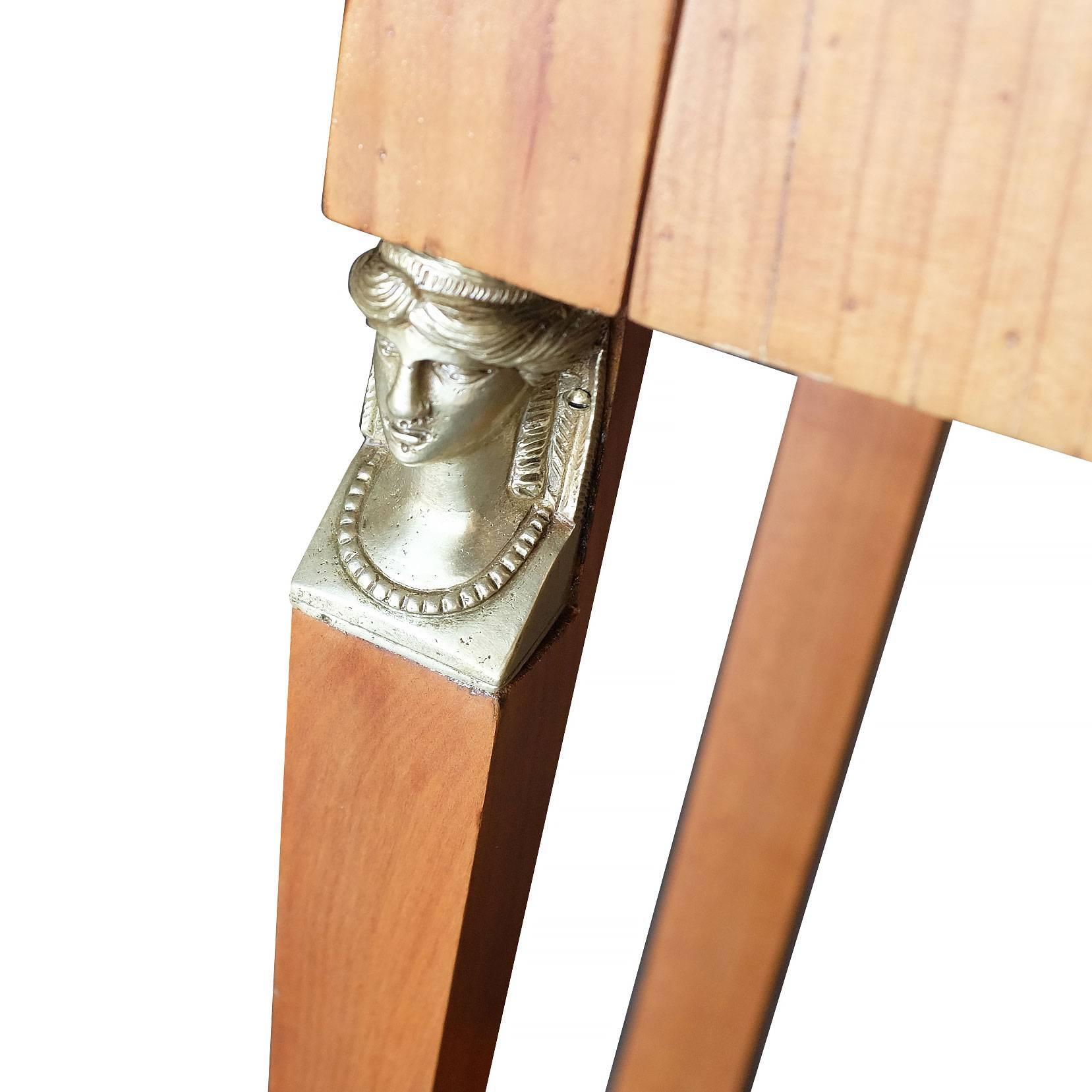 Period French Charles X Style Dressing Table or Vanity with Mirror 1