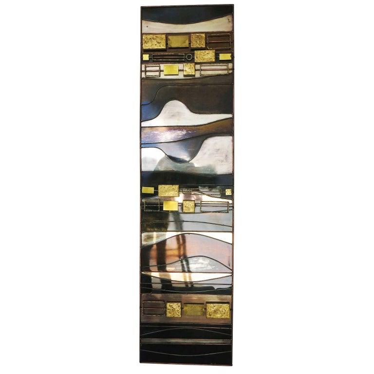 Large Curtis Jere Abstract Mix Metal Wall Art Sculpture For Sale at 1stdibs