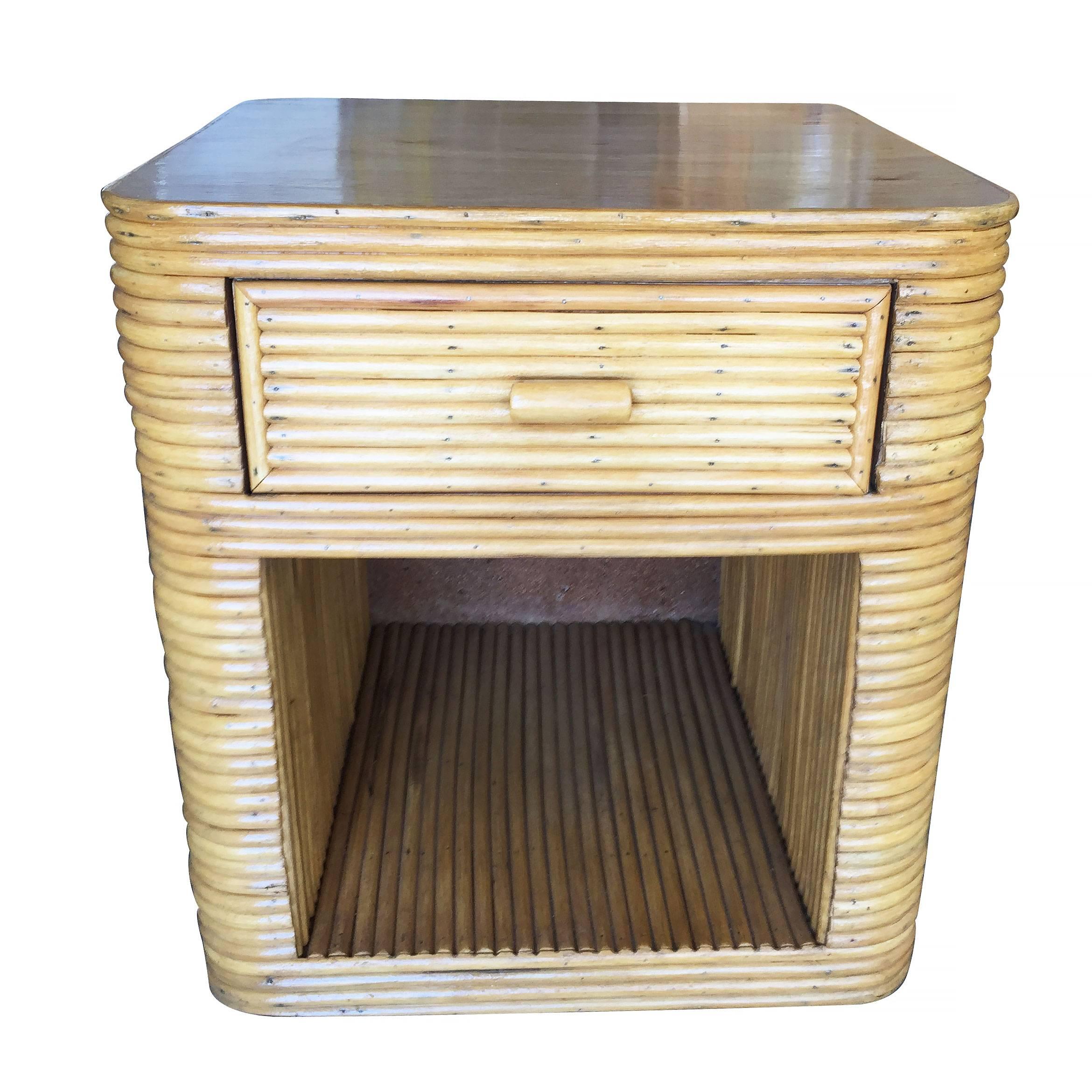 rattan bedside tables