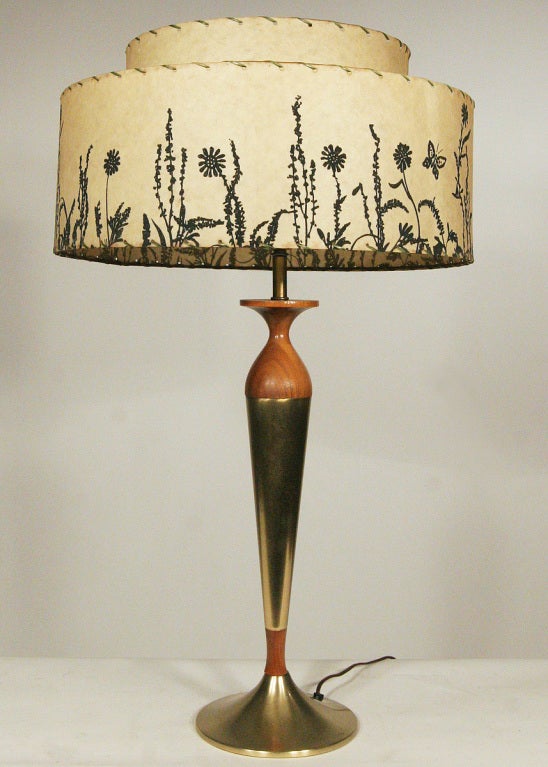 Brass Pair of Tony Paul Table Lamps for Westwood Lighting