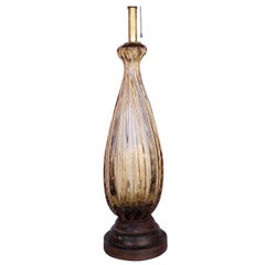 Elegant Barovier Style Murano Glass Lamp