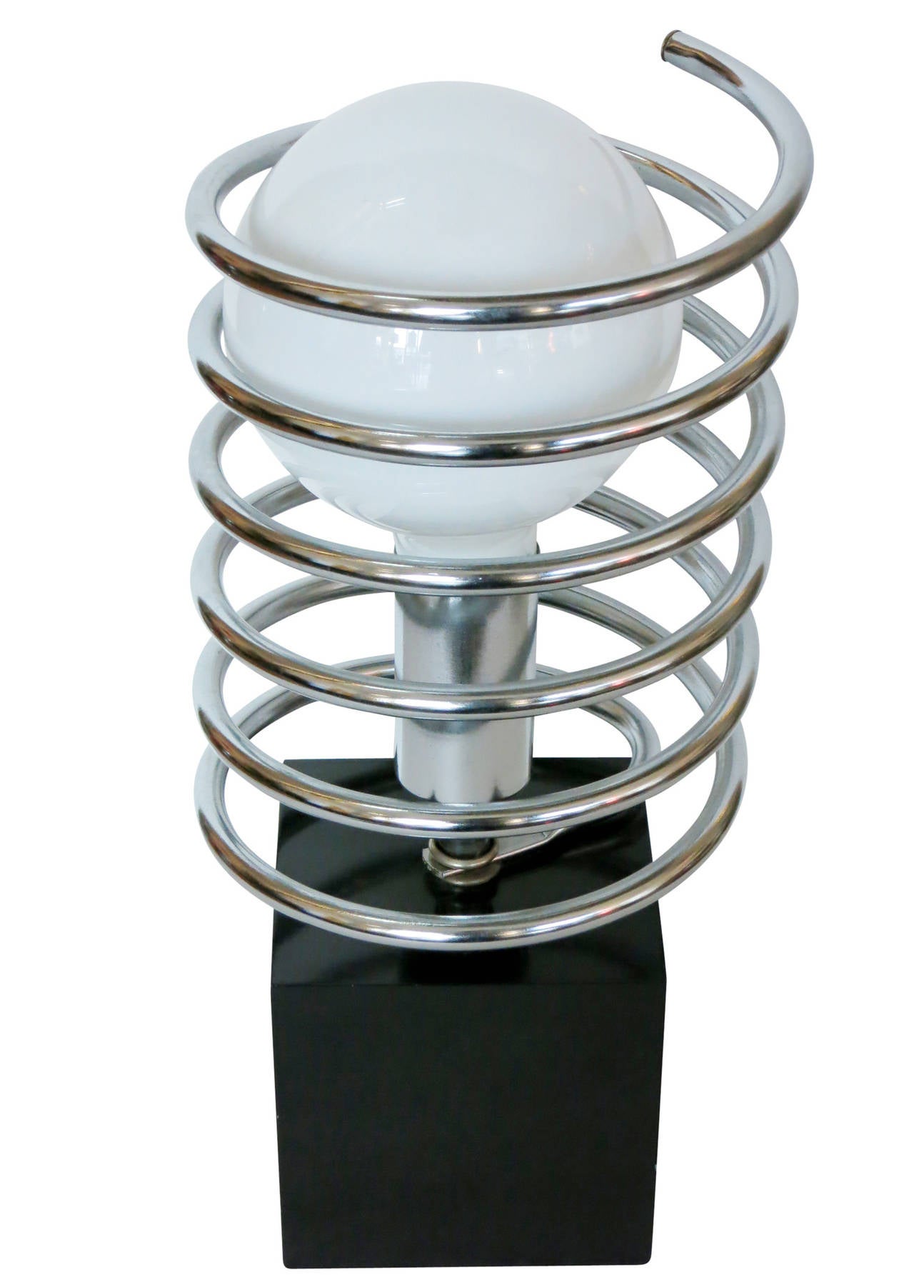 Mid-Century Modern Modernist Spring Table Lamp by Sonneman Lighting Company For Sale