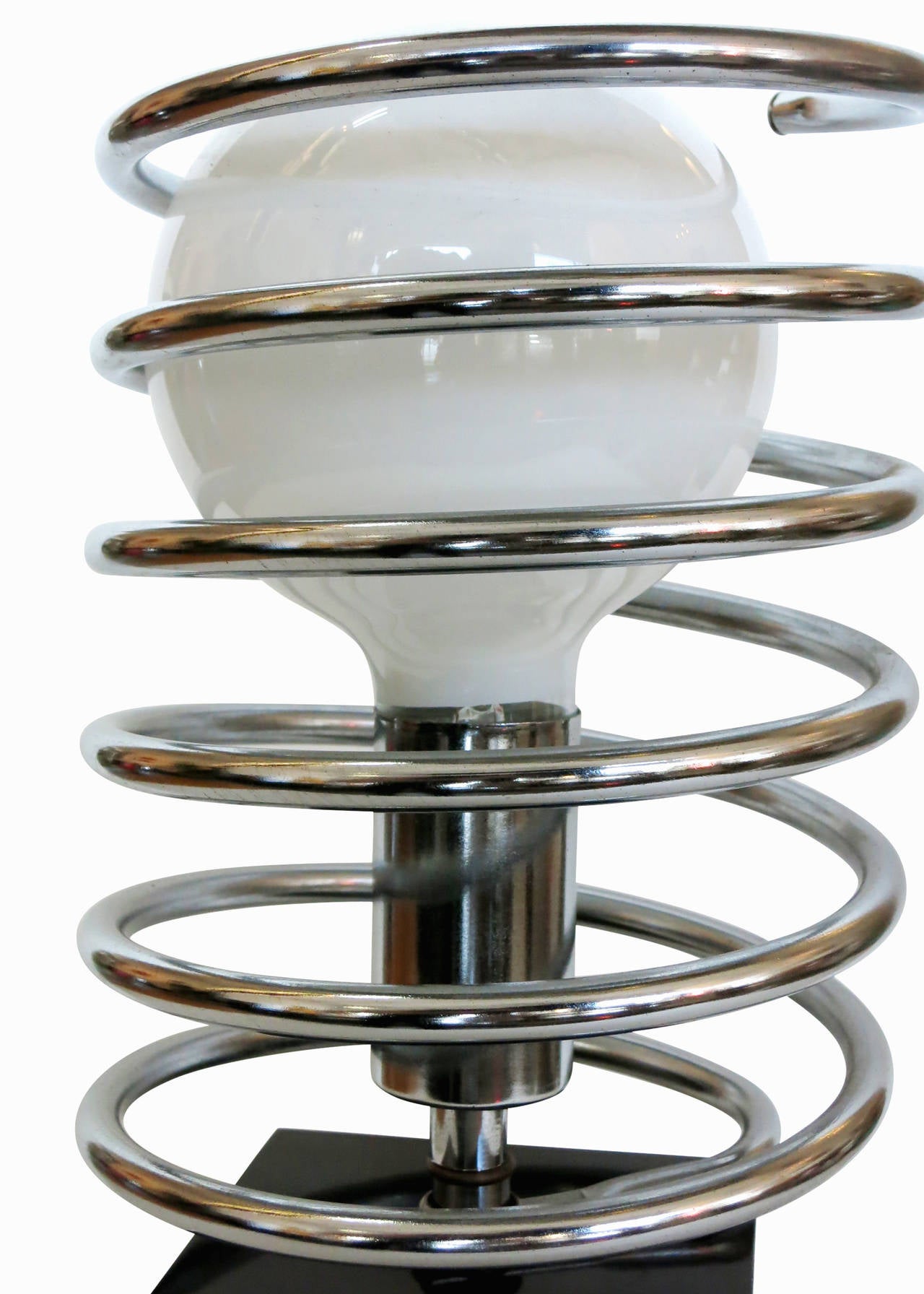 Cast Modernist Spring Table Lamp by Sonneman Lighting Company For Sale