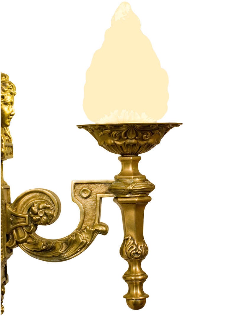 American Art Deco Inspired Liberty Sconce 