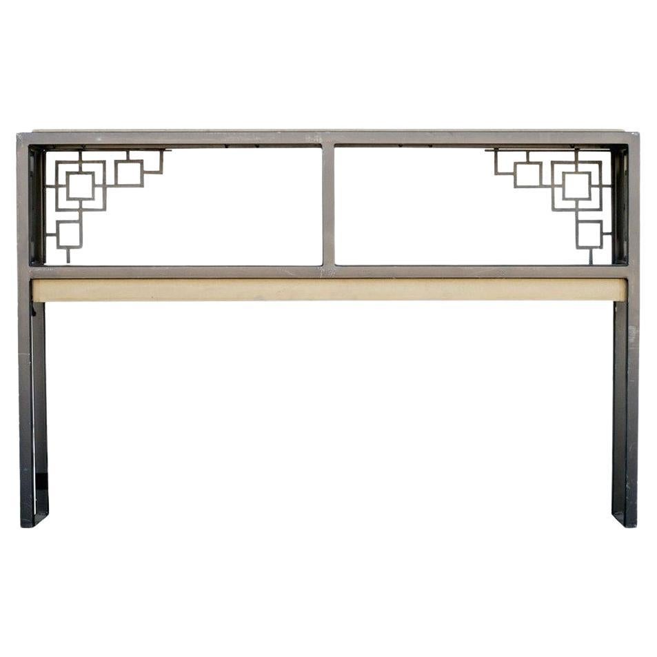 Black and Gold "Prairie" Style Console Table