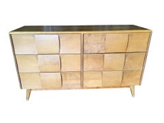 Heywood-Wakefield "Kohinoor" Sculpted Extra-Wide 6-Drawer Dresser