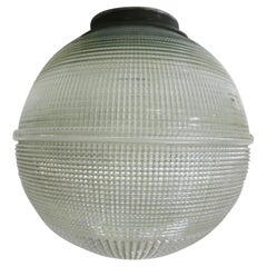 Holophane Ball Ceiling Glass Globe Pendant