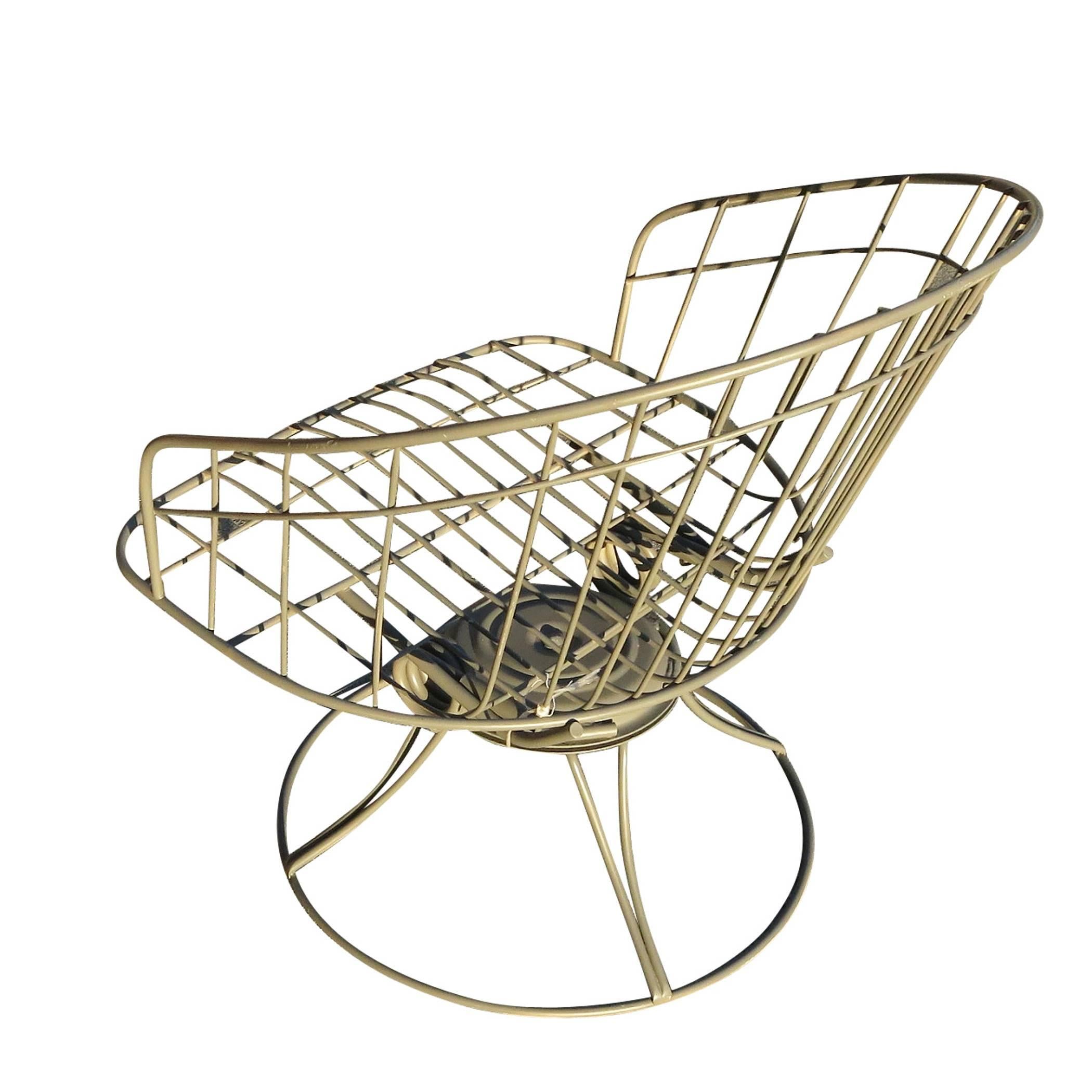 mid century wire chair