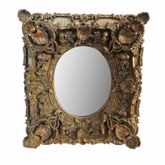 Vintage Rococo Vanity Wall Mirror