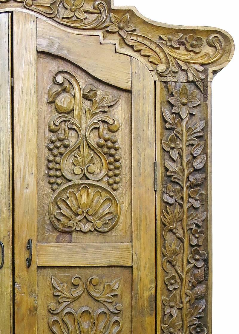 carved wardrobe