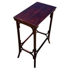 Vienna Secession Bent Oak Side table by Thonet No.012
