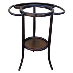 Vienna Secession Bent Oak Wash Shaving Stand by Thonet