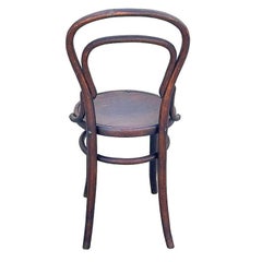 Wiener Secession-Stuhl Nr. 14 aus gebogenem Eichenholz von Thonet