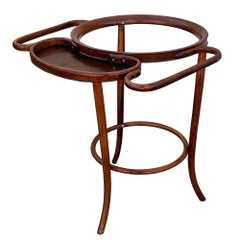 Vienna Secession Bent Oak Wash Shaving Stand by Thonet