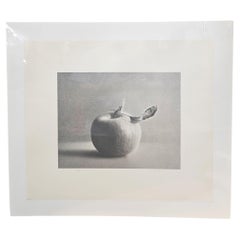 Martha Alf "Apple" Lithograph Print Limited Signed 187/250, Fixed to Matte Board