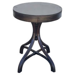 Late Victorian Polished Oak Bent Wood Oval Dining Table by Mundus Thonet