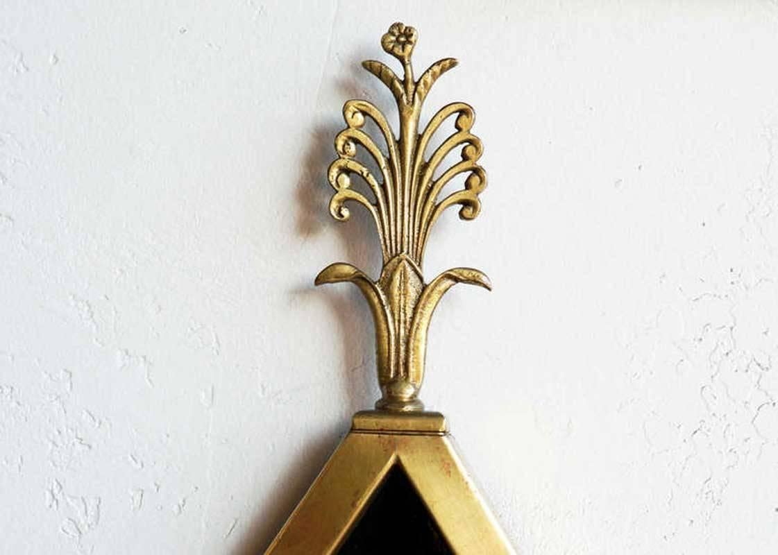 Brass Early 20th Century Neoclassical Bronze Two-Arm Sconce