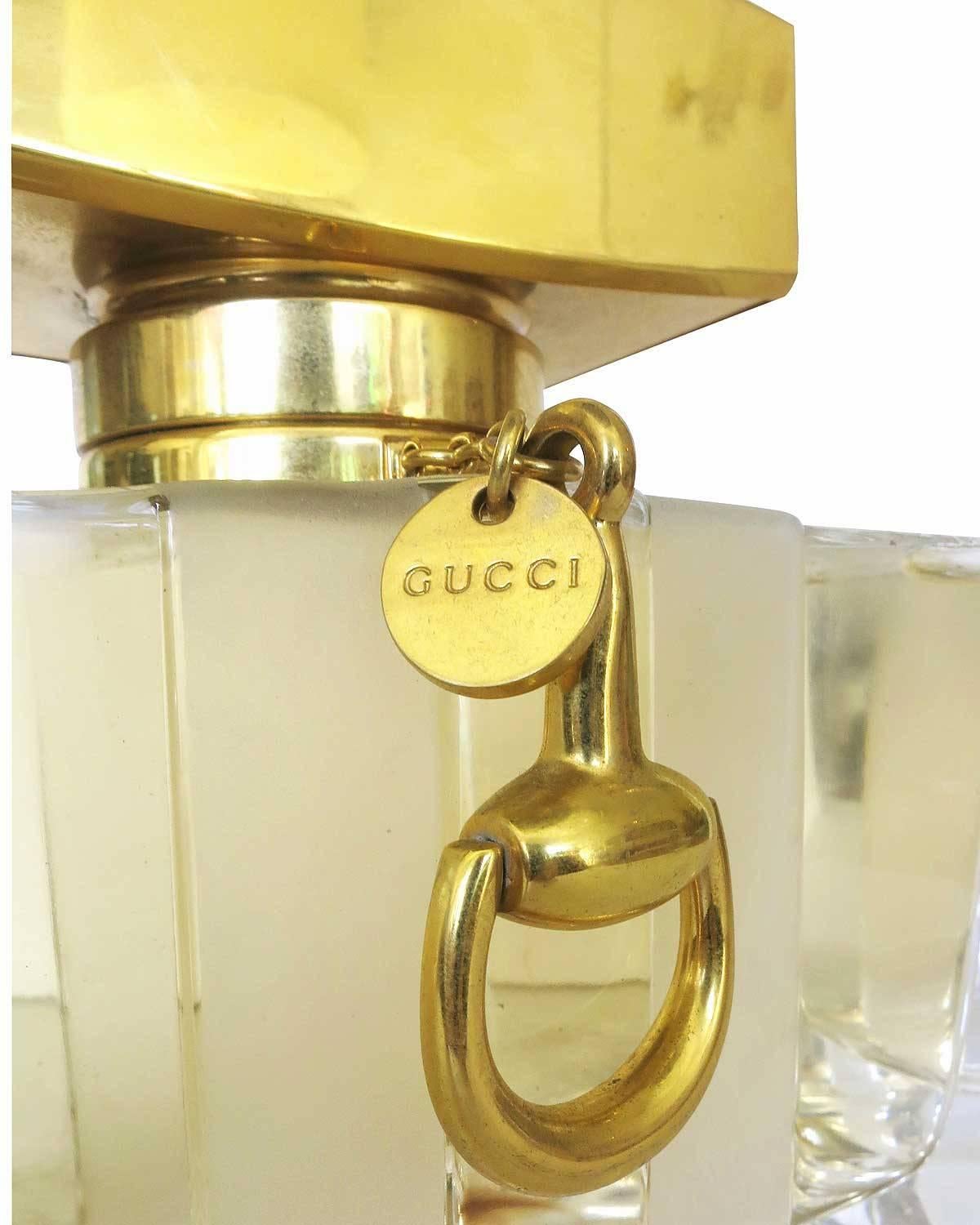 Italian Gucci Crystal Factice Fragrance Display Bottle