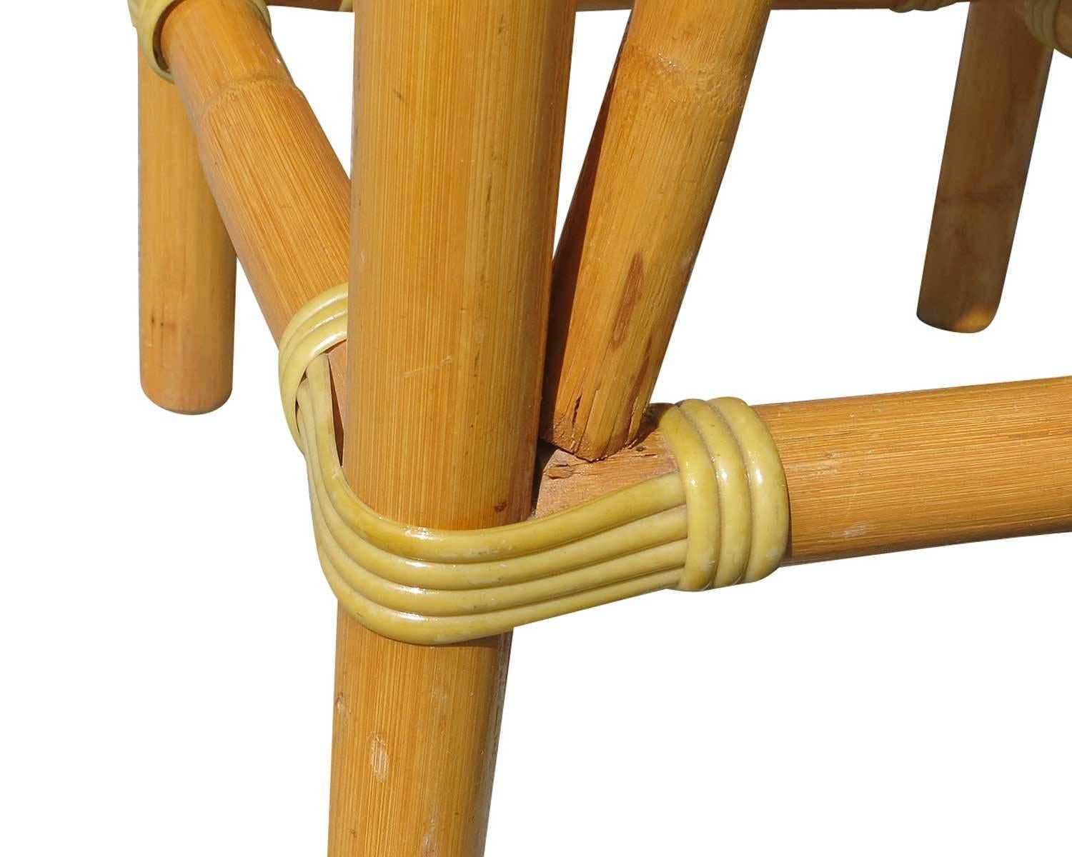 Restored Small Rattan Side Table with Arched Sides at 1stDibs small wicker table, small rattan