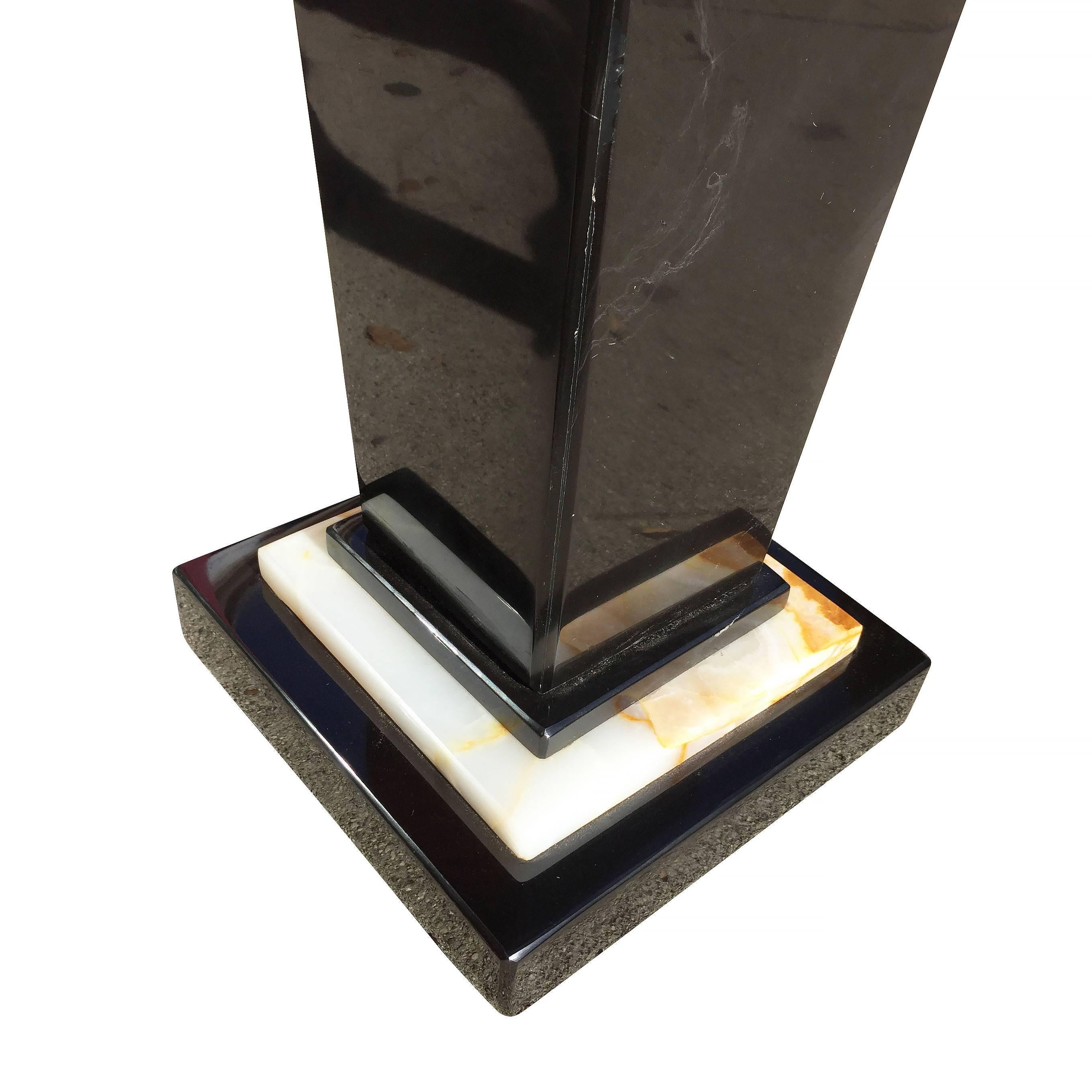 Art Deco Chiparus Style Cast Bronze and Marble Pedestal 2