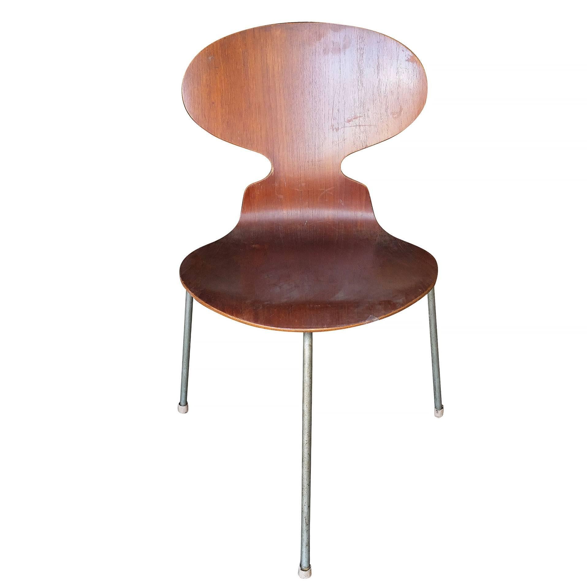 Danois Chaises d'appointAnt d'Arne Jacobsen, ensemble de quatre en vente