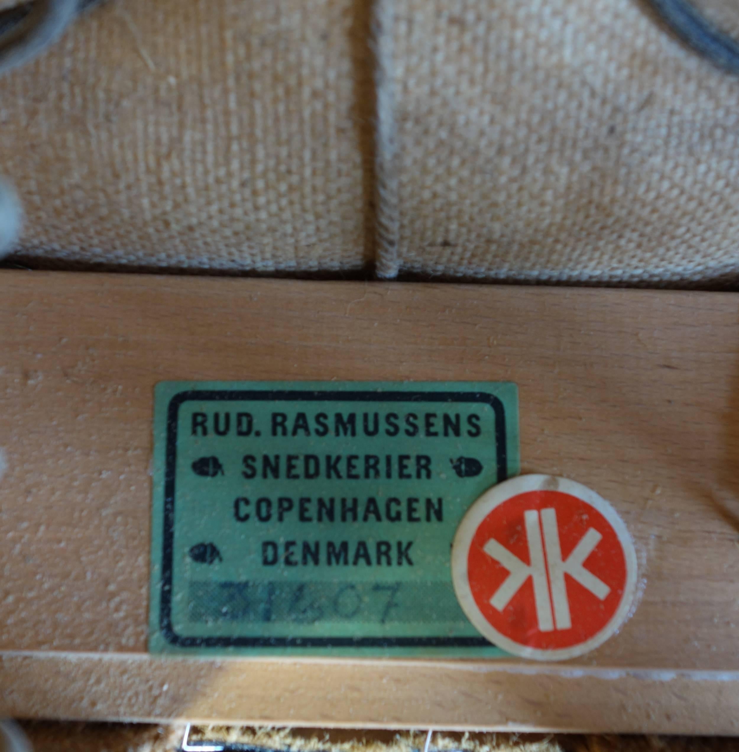 Kaare Klint Three-Person Sofa, Original Leather 1
