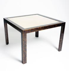 Widdicomb Brass Inset Coffee Table