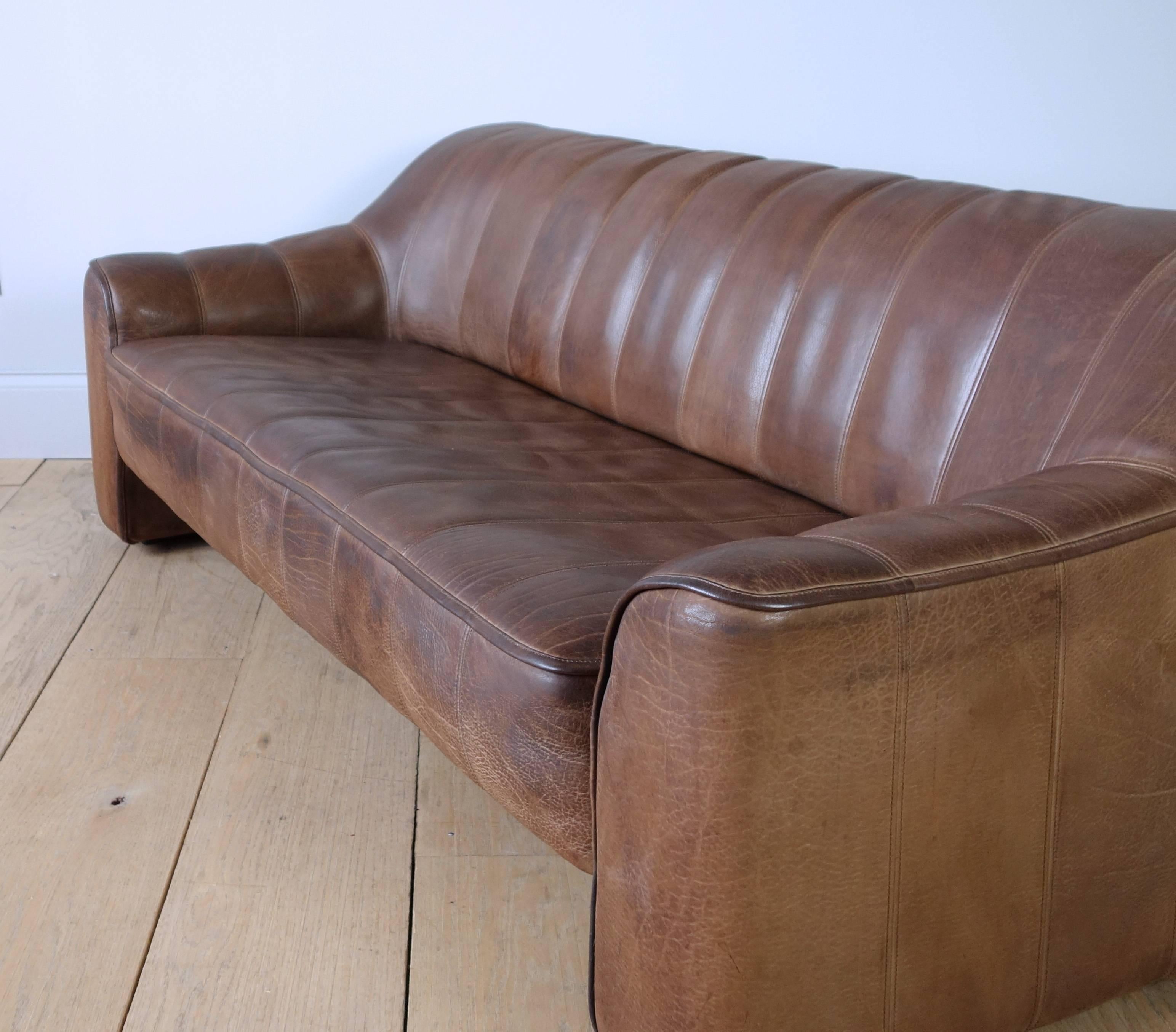 Leather Vintage DeSede DS44 Sofa