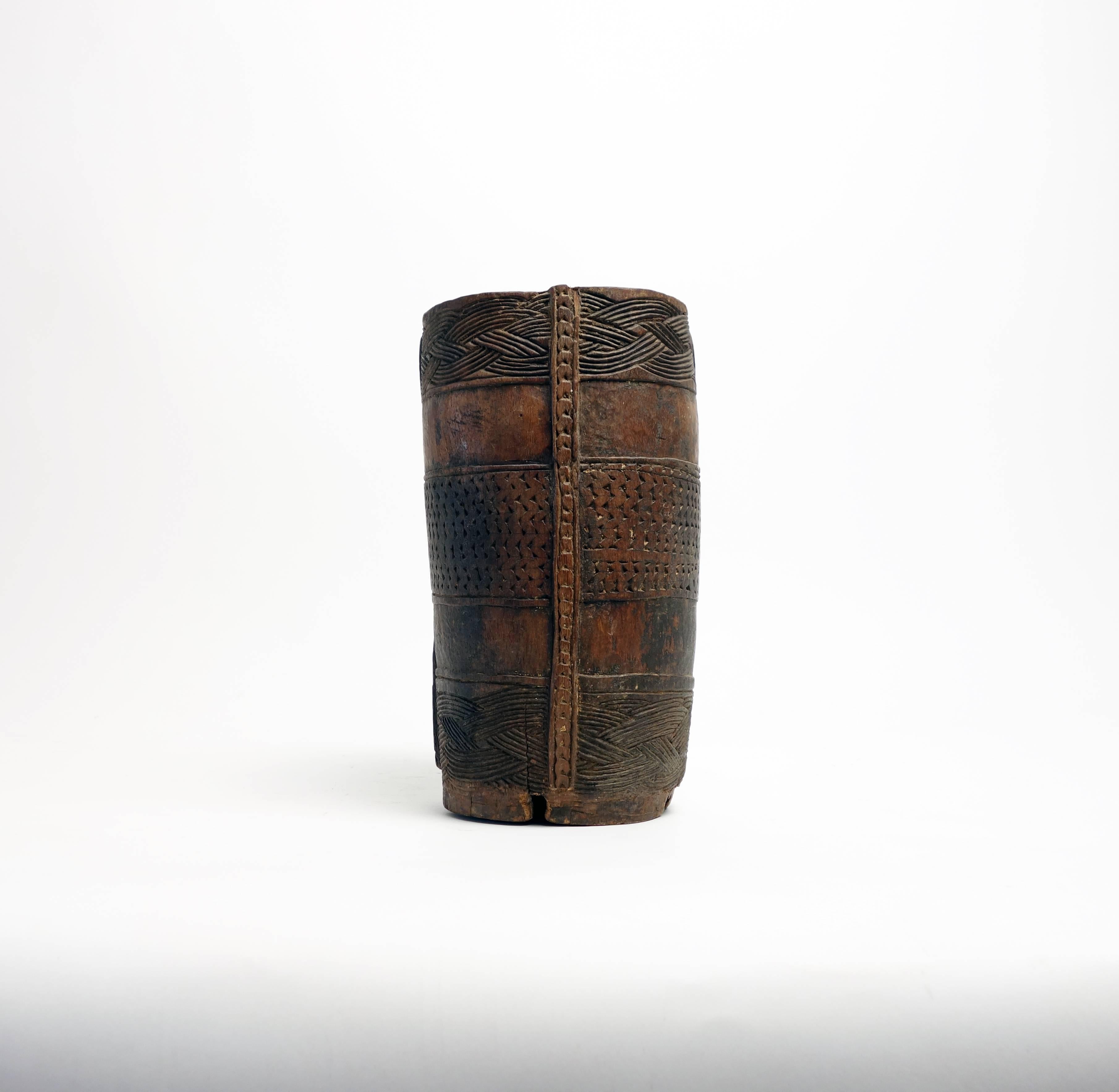 Kuba Ceremonial Palm Wine Vessel In Good Condition For Sale In New York, NY