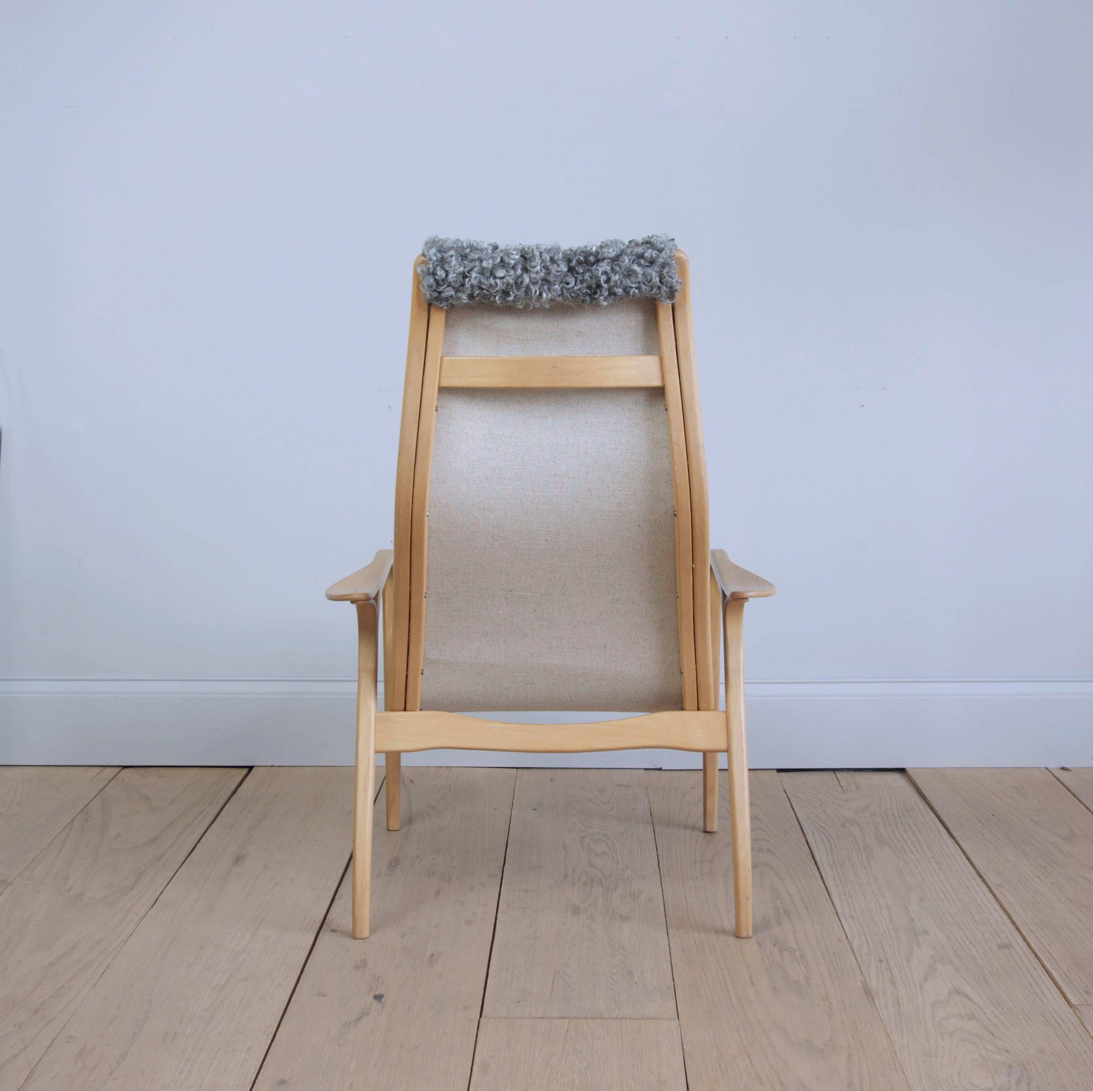 Scandinavian Modern Yngve Ekström Lamino Chair