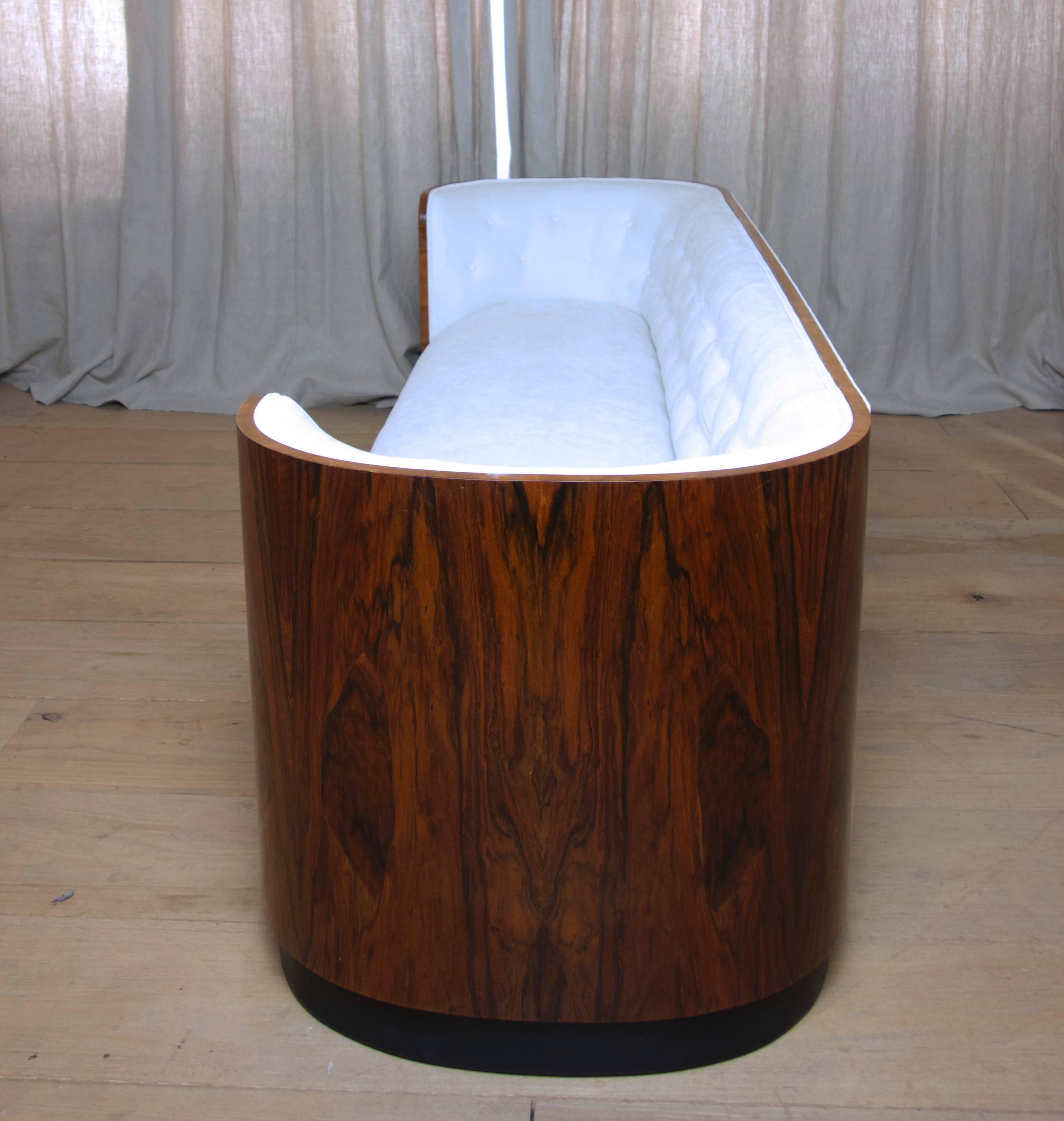 20th Century Danish Art Deco Rosewood Sofa