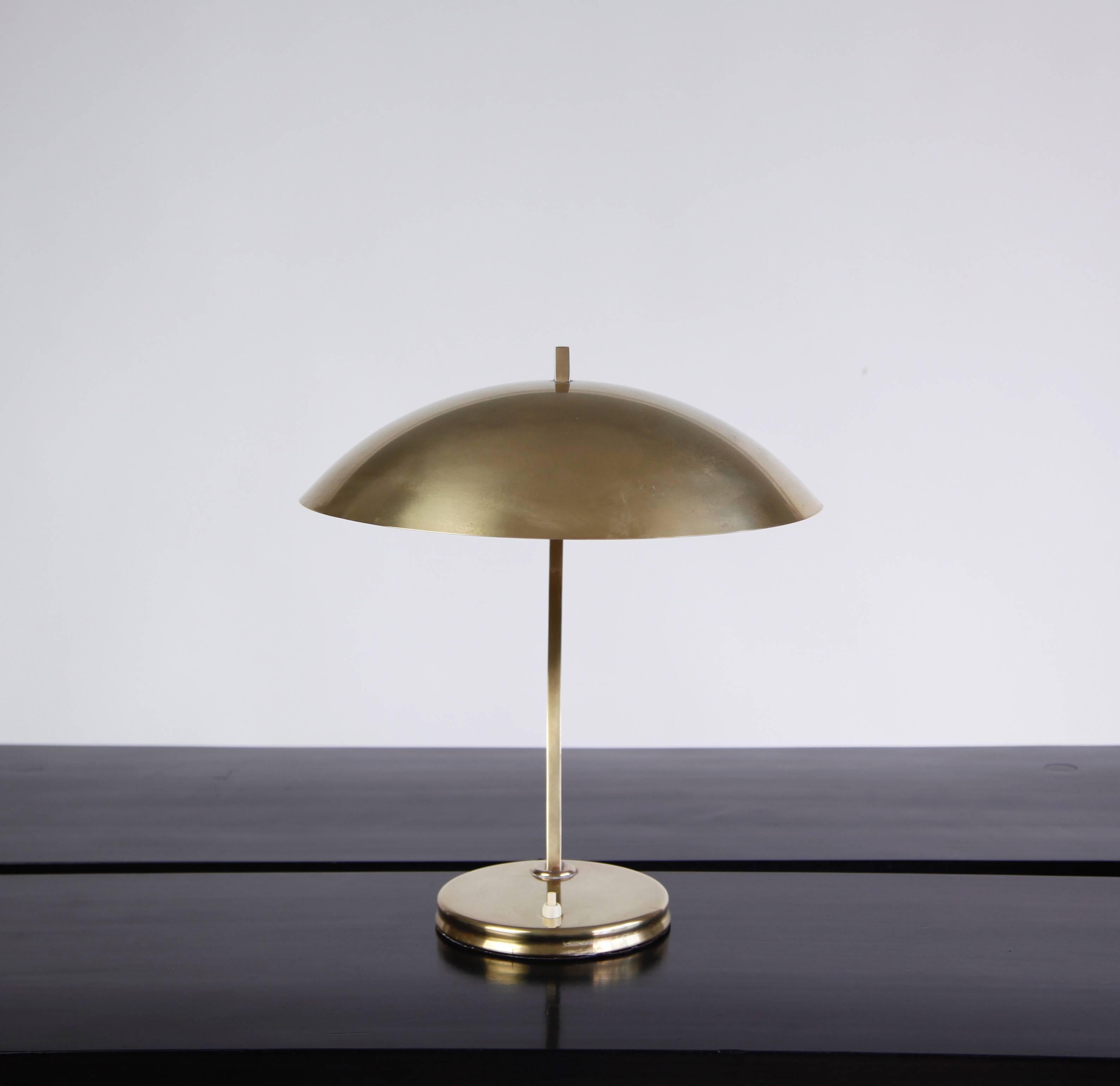 A Classic Art Deco desk lamp. The bronze has attained a beautiful patina.
 