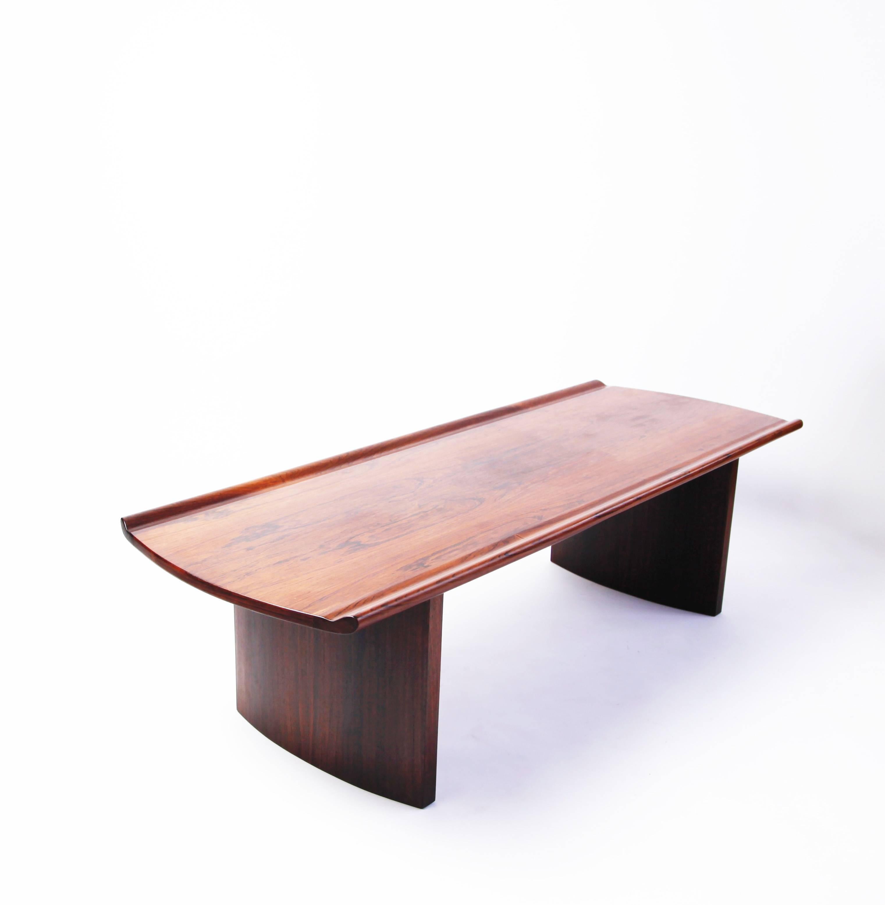 Danish Modern Rosewood Coffee Table 2