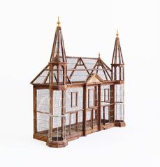 Very Large Continental Bird Cage in the Form of a Manor House