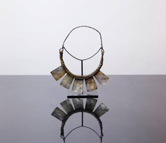 Mother of Pearl Gorget on Stand