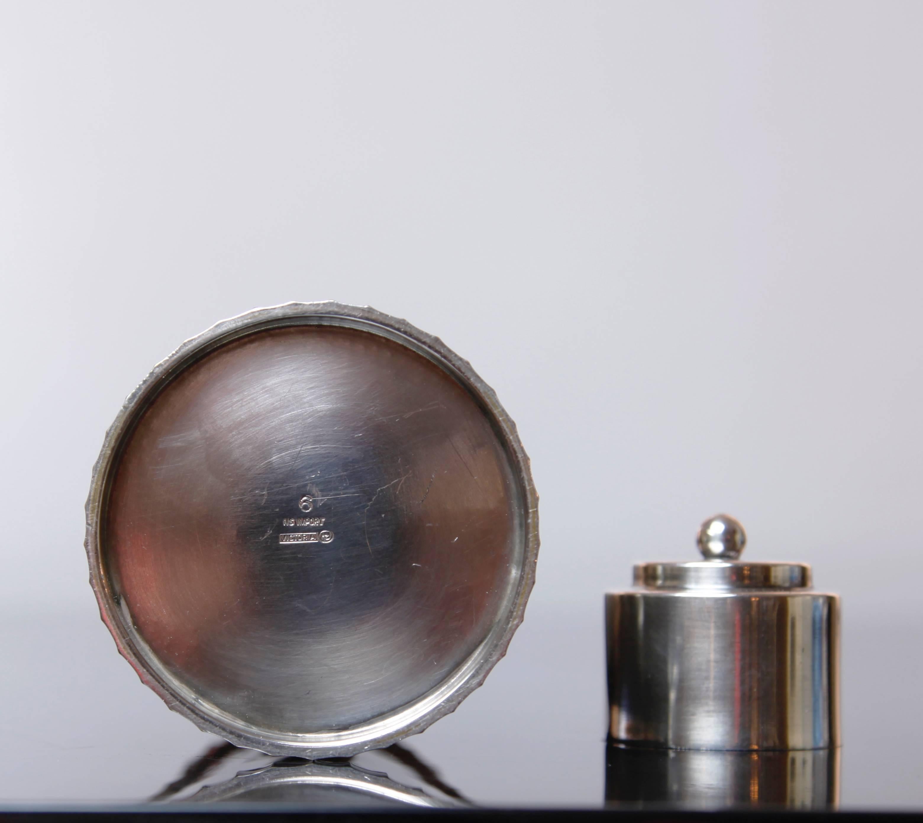 Silver Plate Danish Art Deco Cocktail Shaker