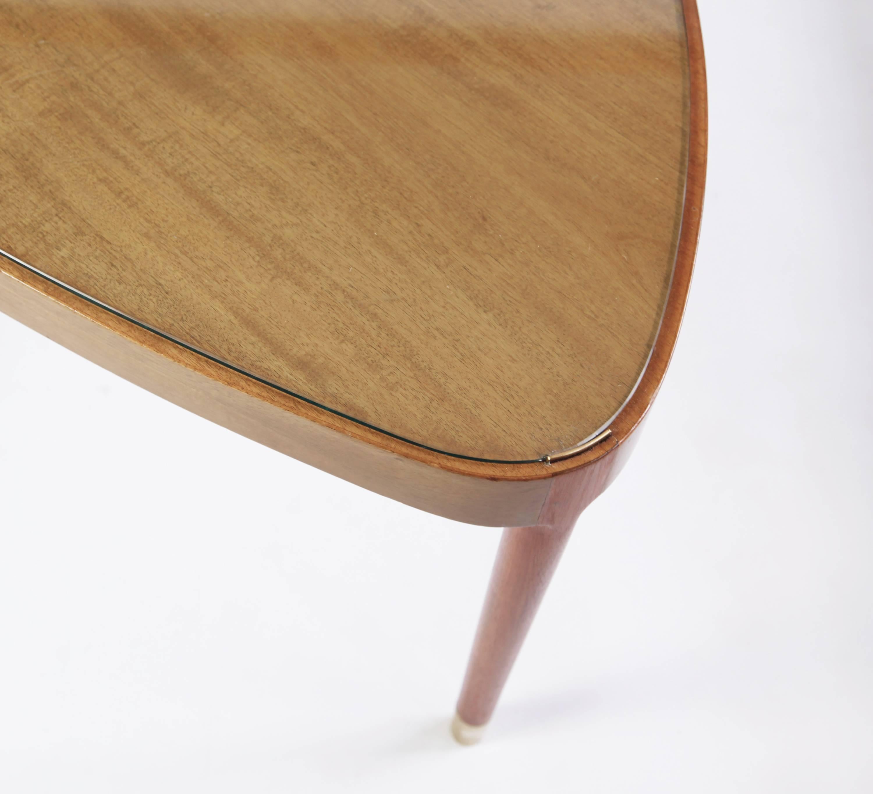 20th Century Ovoid Coffee Table by Helge Vestergaard Jensen