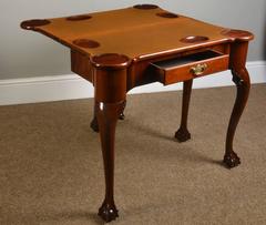 George II Mahogany Games Table