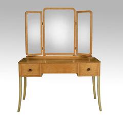 Art Deco Bird's-Eye Maple Dressing Table