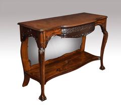 Late 19th Century Rosewood Console/Hall Table
