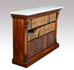 Regency Rosewood Open Bookcase