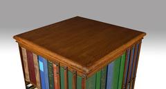 Large Oak Revolving Bookcase
