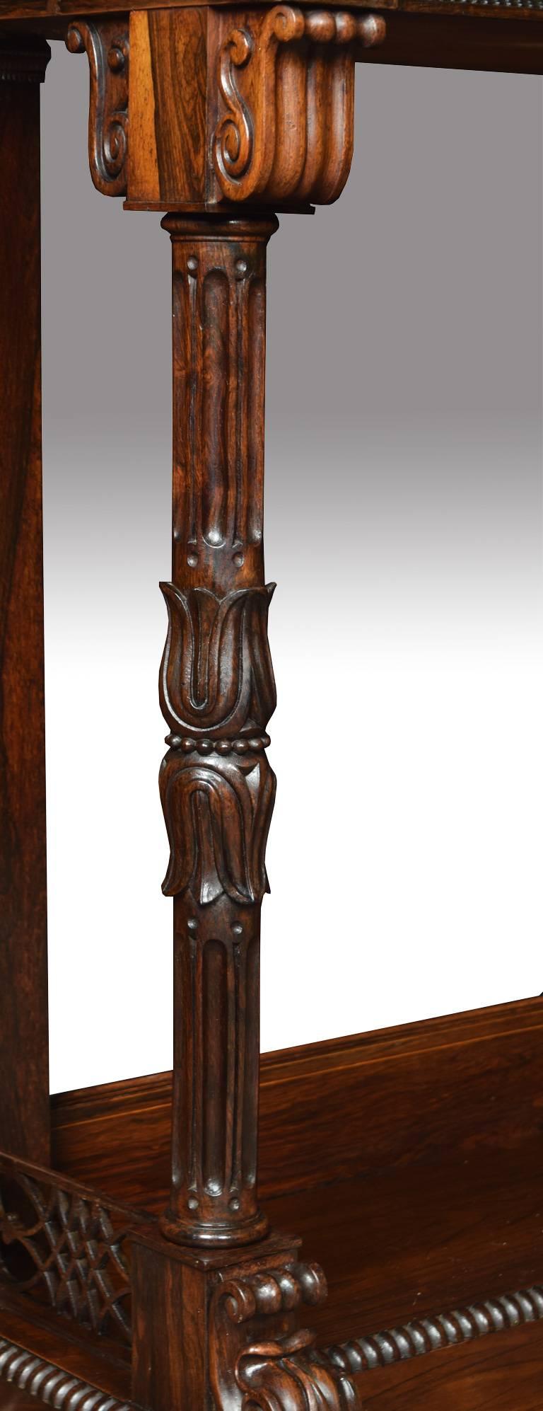 Regency Rosewood Console Table 2