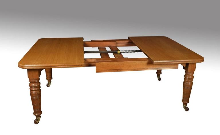 19th Century Oak Dining Table For At 1stdibs 19th Century Oak Dining Table The Rectangular Top With Rounded Corneroulded Edge