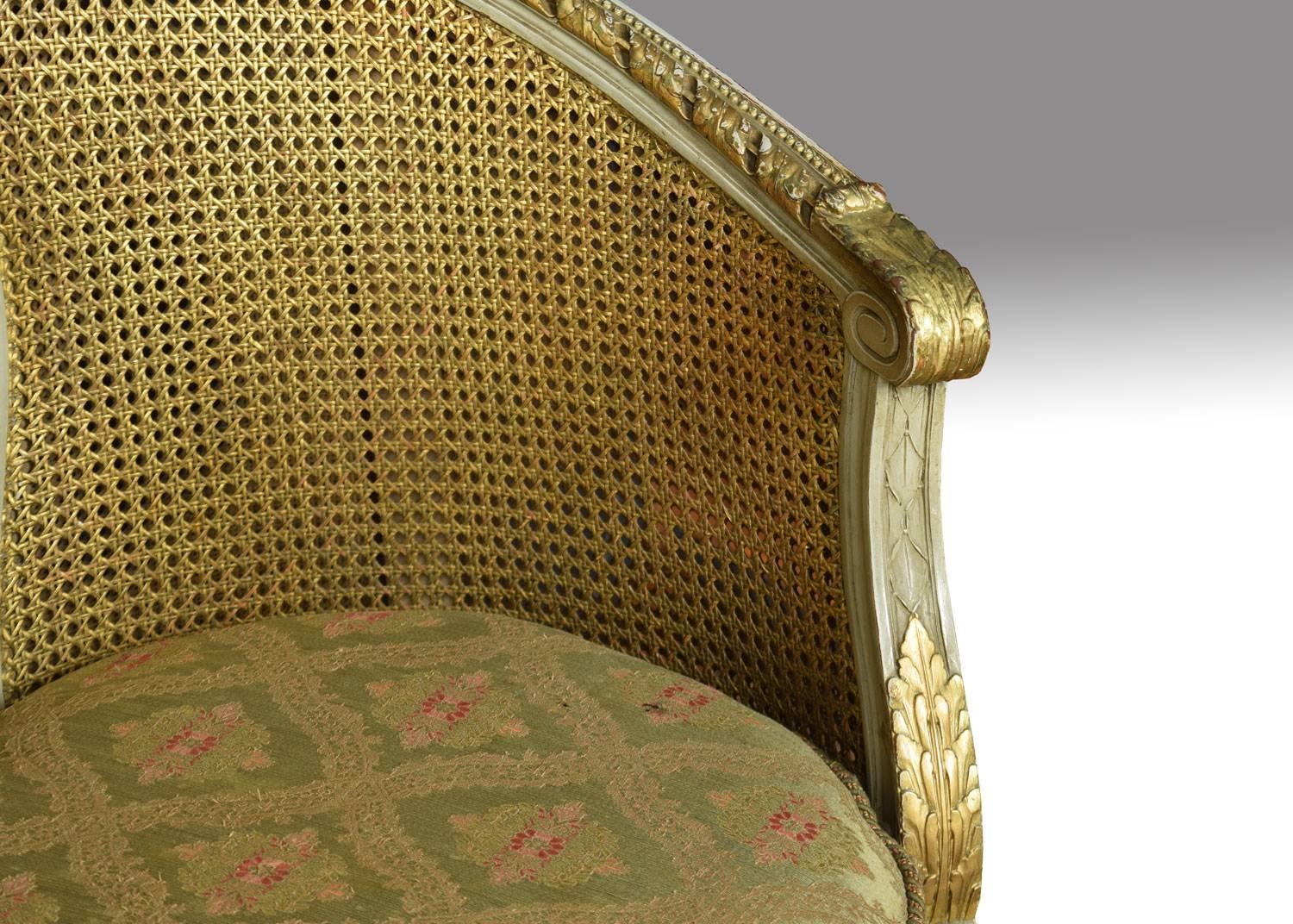 French Louis XVI Style Canapé Settee 4