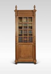 Pair of Tall Oak Bookcases