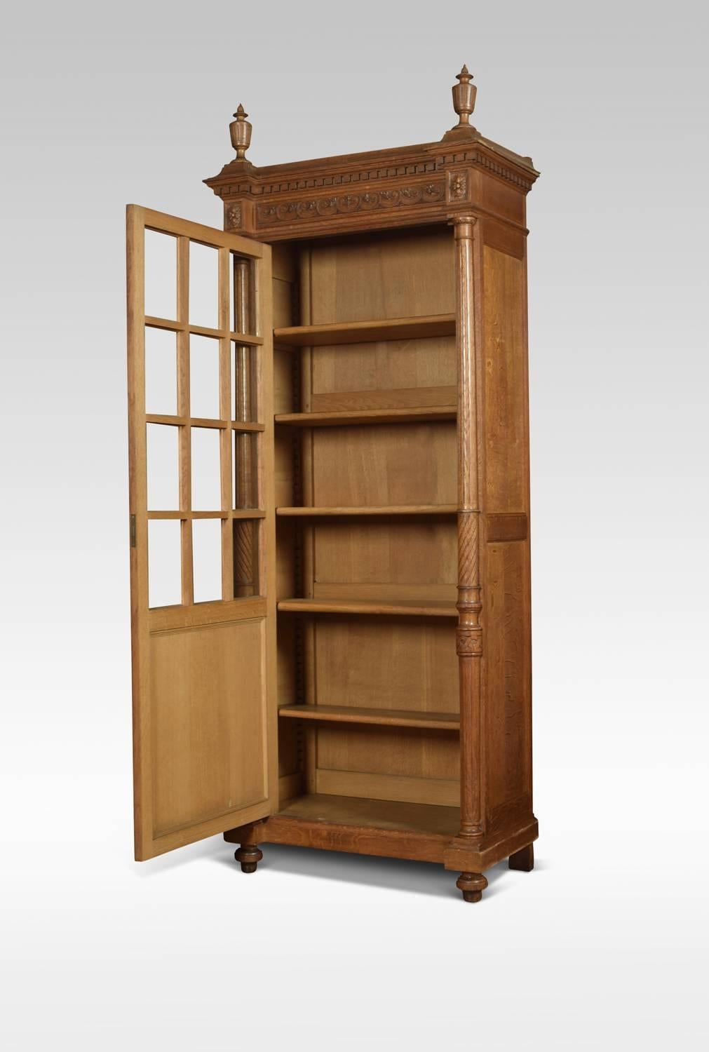 Great Britain (UK) Pair of Tall Oak Bookcases