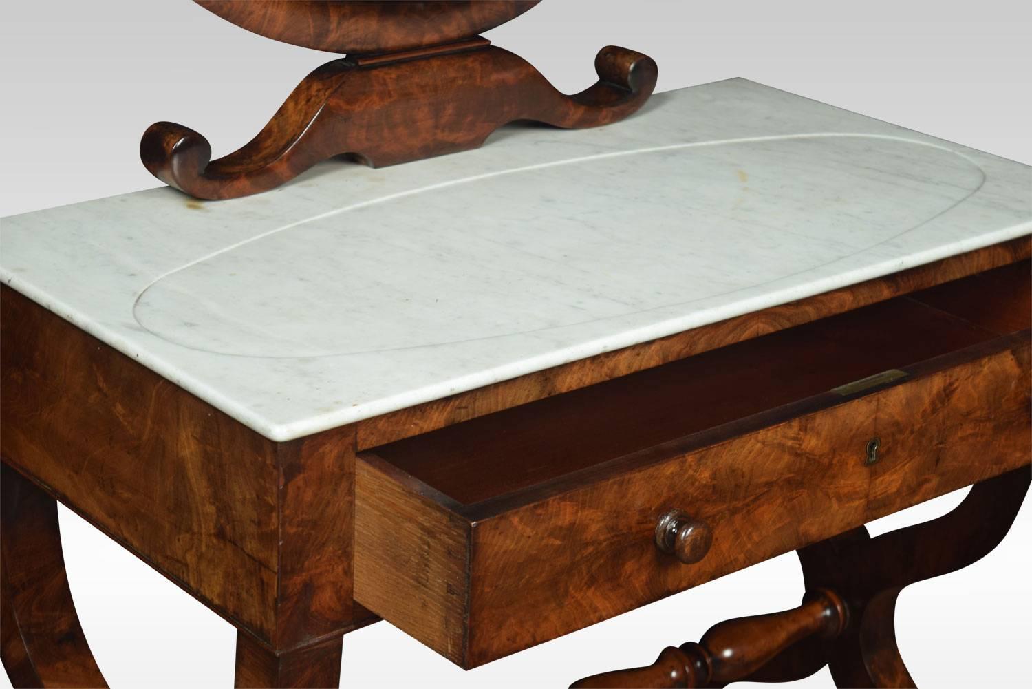19th Century French Empire Mahogany Dressing Table 3