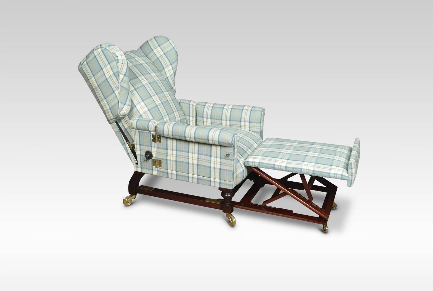 Great Britain (UK) 19th Century Reclining Wing Armchair